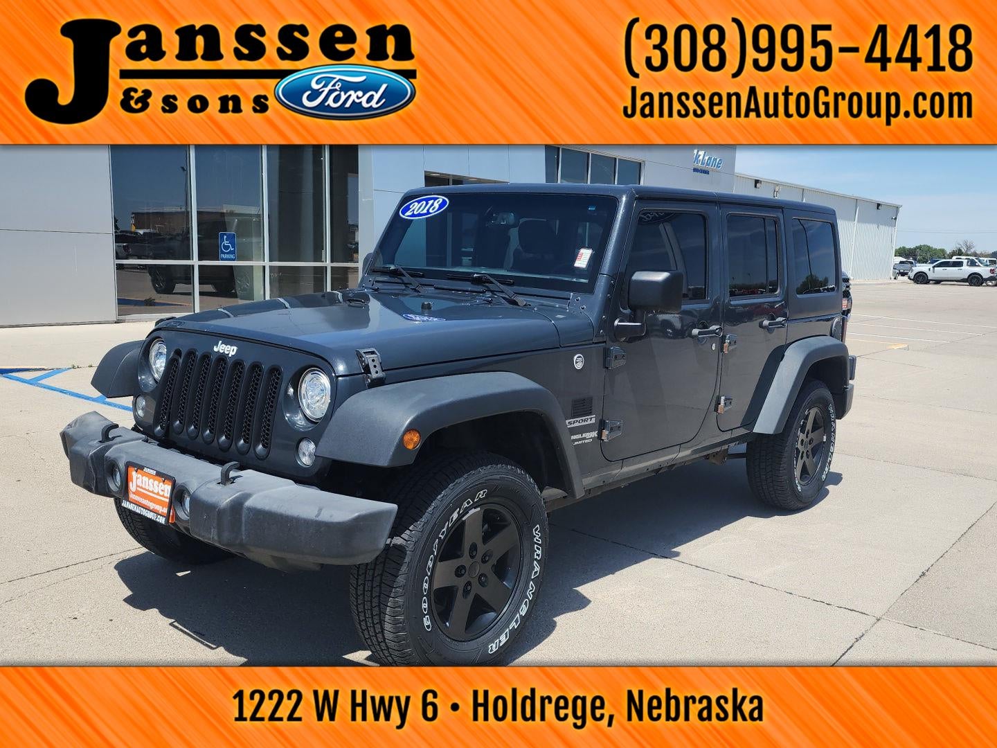 2018 Jeep Wrangler JK Unlimited Sport S