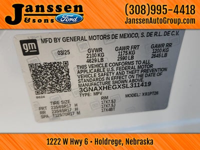 2025 Chevrolet EQUINOX LT